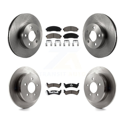 Rotor de frein à disque avant et arrière et Kit de plaquettes en céramique pour Ford Explorer Sport Trac 4W