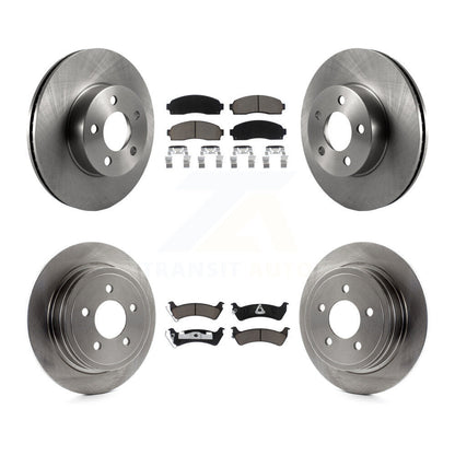 Rotor de frein à disque avant et arrière et Kit de plaquettes en céramique pour Ford Explorer Sport Trac 4W