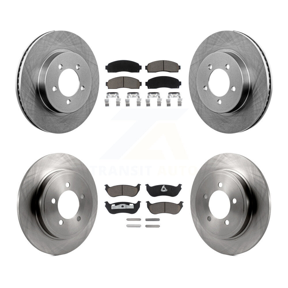 Kit de rotor de frein avant et arrière et plaquettes en céramique, pour Ford Explorer Mercury Mountainee