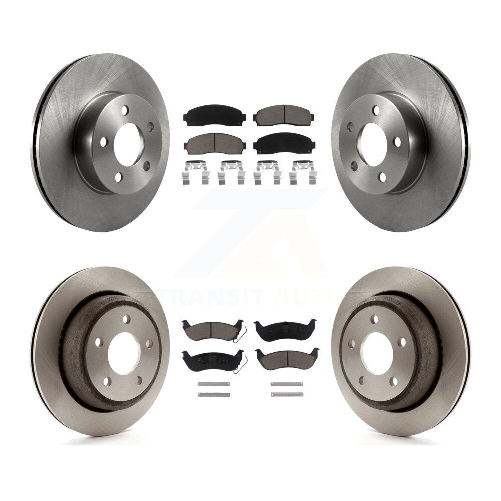 Kit de rotors de frein à disque avant et arrière et plaquettes en céramique, pour Ford Ranger Mazda B4000
