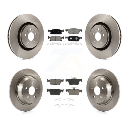 Kit de rotor de frein avant et arrière et plaquettes en céramique, pour Ford Fusion Lincoln MKZ continenta