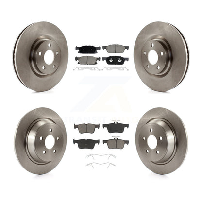 Kit de rotors de frein à disque avant et arrière et plaquettes en céramique pour Lincoln Continental