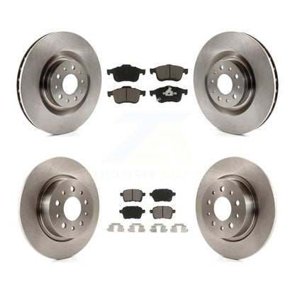 Kit de rotors de frein à disque avant et arrière et plaquettes en céramique pour Fiat 500L 2014-2020