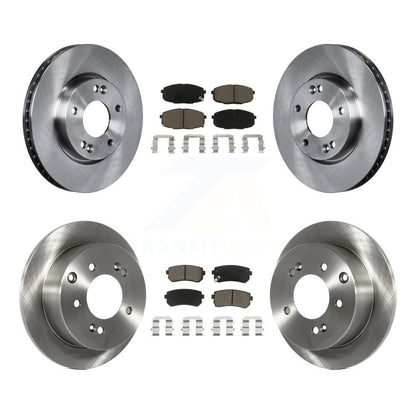 Kit de rotors de frein à disque avant et arrière et plaquettes en céramique, pour Kia Forte koup Forte5