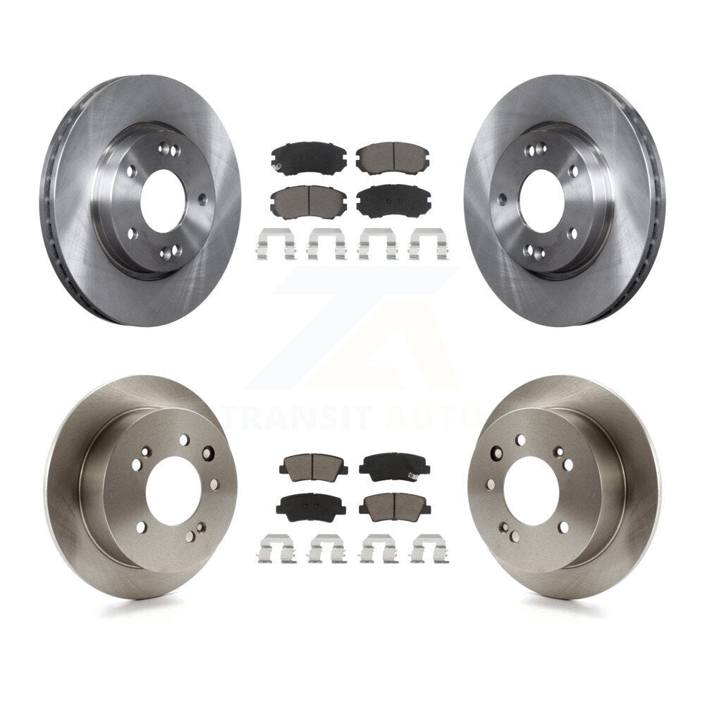 Kit de rotor de frein avant et arrière et plaquettes en céramique, pour Hyundai Elantra Sedan à partir de 03 23 1