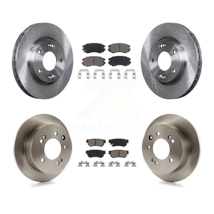 Kit de rotors de frein à disque avant et arrière et plaquettes en céramique pour Hyundai Elantra K8C-10118