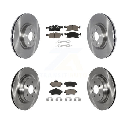 Kit de rotors de frein à disque avant et arrière et plaquettes en céramique pour Mercedes-Benz GLE400