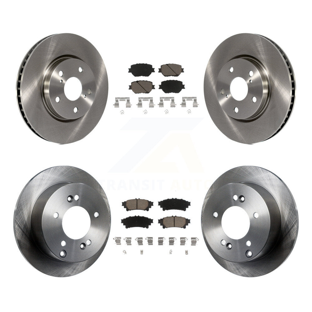 Kit de rotors de frein à disque avant et arrière et plaquettes en céramique pour Lexus IS250 K8C-101194