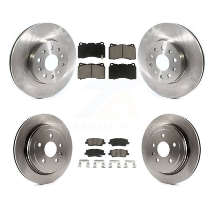 Kit de rotors de frein à disque avant et arrière et plaquettes en céramique pour Cadillac CTS K8C-101196