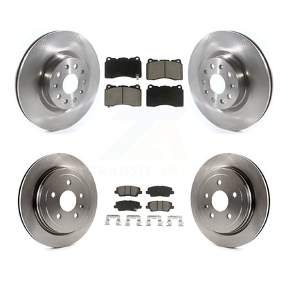 Kit de plaquettes en céramique pour Rotors de frein avant et arrière, pour Cadillac CTS avec roue d'usine de 18 pouces