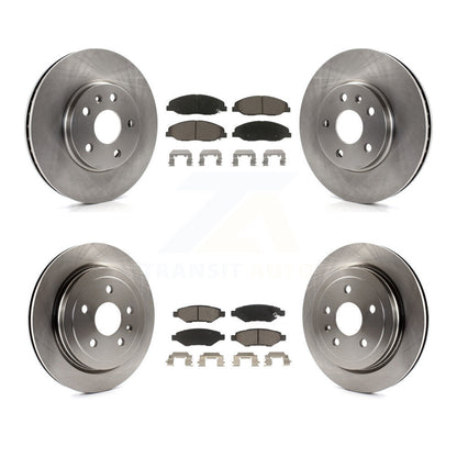 Kit de rotors de frein à disque avant et arrière et plaquettes en céramique pour Cadillac CTS K8C-101198