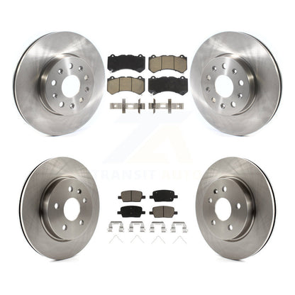 Kit de rotors de frein à disque avant et arrière et plaquettes en céramique pour Chevrolet Camaro LT LS