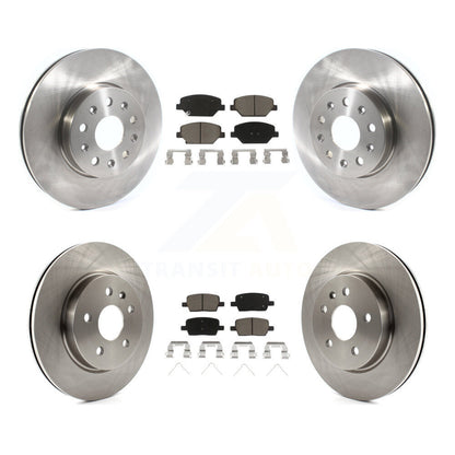 Kit de rotors de frein à disque avant et arrière et plaquettes en céramique pour Chevrolet Camaro