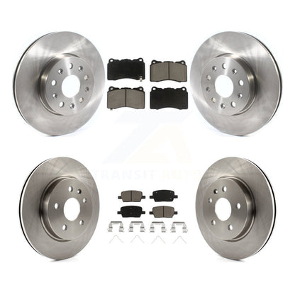 Rotors de frein à disque avant et arrière et Kit de plaquettes en céramique pour Chevrolet Camaro Cadillac CT