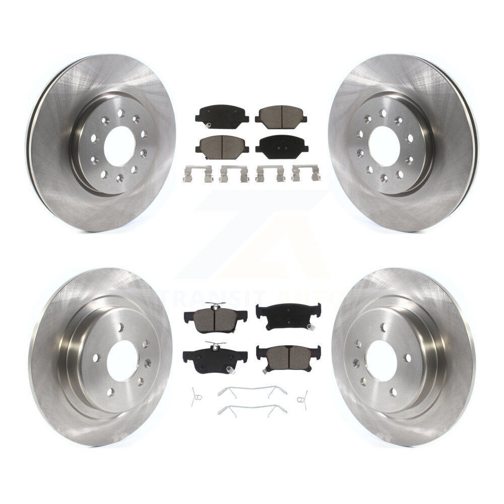 Kit de rotors de frein à disque avant et arrière et plaquettes en céramique pour Buick Envision K8C-101216