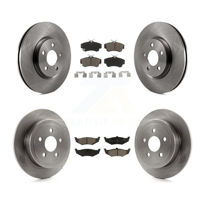 Kit de rotors de frein à disque avant et arrière et plaquettes en céramique pour Chrysler PT Cruiser