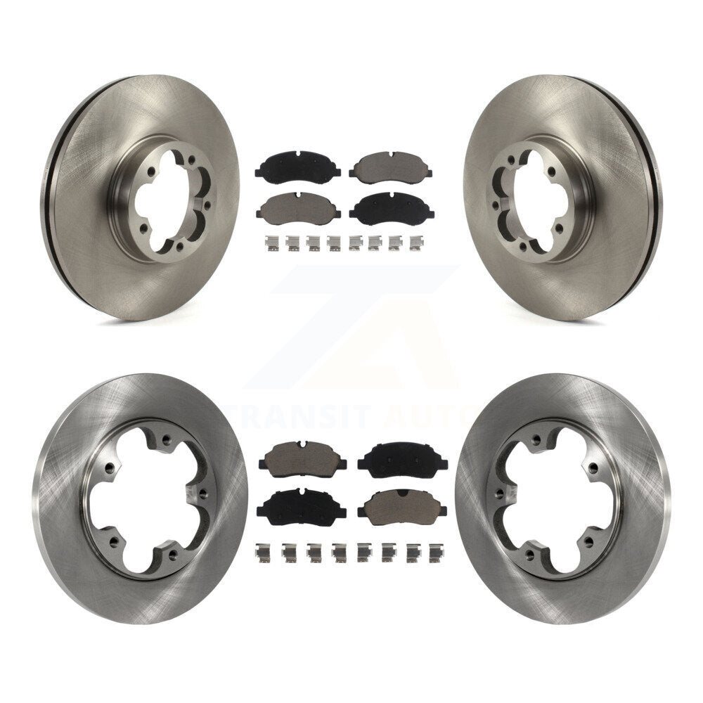Kit de plaquettes en céramique pour Rotor de frein avant et arrière, pour Ford Transit-350 HD avec roue à 5 écrous