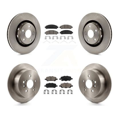 Kit de rotors de frein à disque avant et arrière et plaquettes en céramique pour Toyota Venza 2009-2016