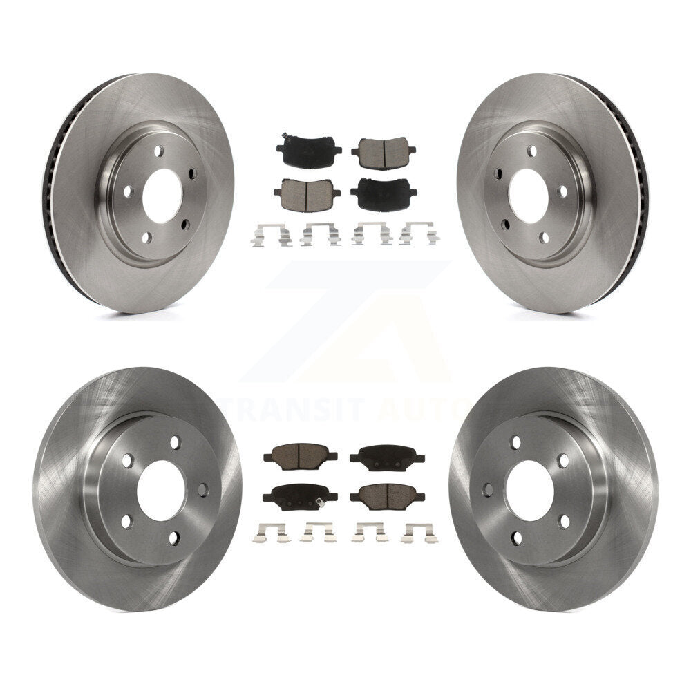 Kit de rotor de frein avant et arrière et plaquettes en céramique, pour Chevrolet Cobalt Saturn Ion Pontia