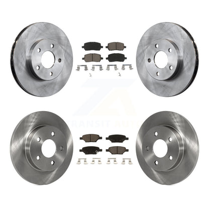 Kit de rotors de frein à disque avant et arrière et plaquettes en céramique pour Pontiac G5 K8C-101245