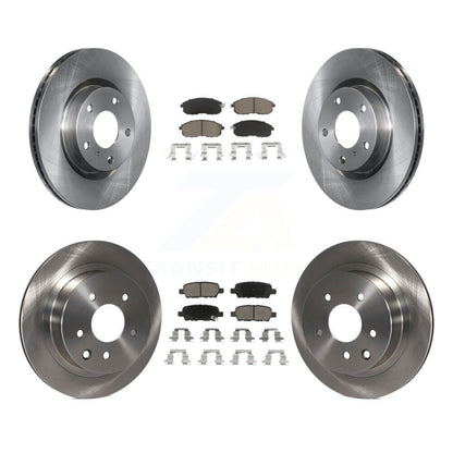 Kit de rotors de frein à disque avant et arrière et plaquettes en céramique pour Nissan 350Z INFINITI G35