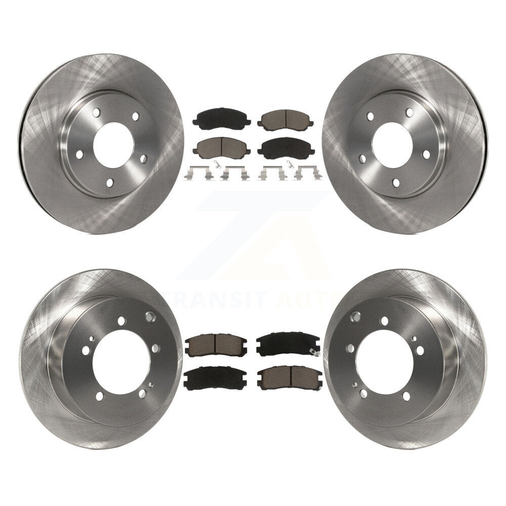 Kit de rotor de frein avant et arrière et plaquettes en céramique, pour Chrysler Sebring Mitsubishi Eclips