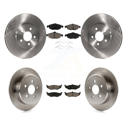 Rotor de frein à disque avant et arrière et Kit de plaquettes en céramique pour Chrysler Sebring Dodge Stratu