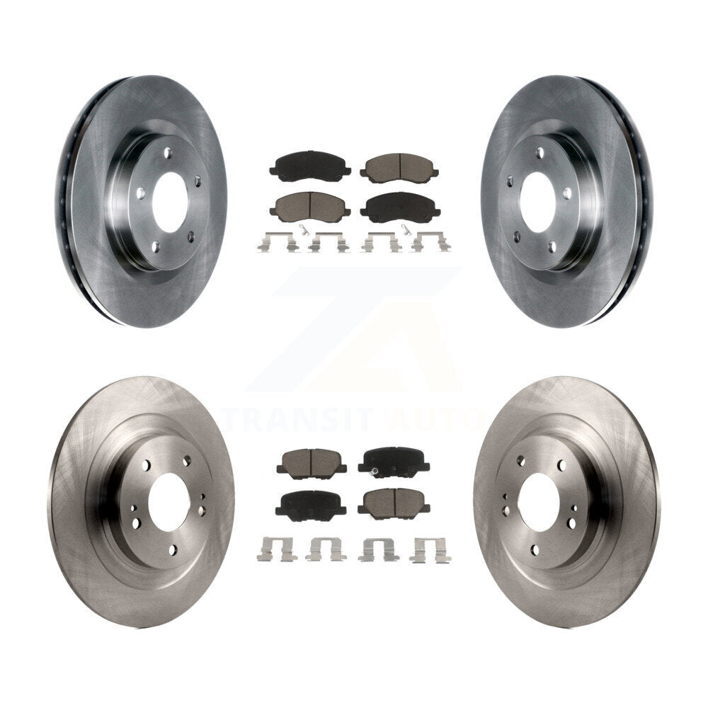 Kit de Rotor de frein à disque avant et arrière et plaquettes en céramique, pour Mitsubishi RVR Outlander Spor