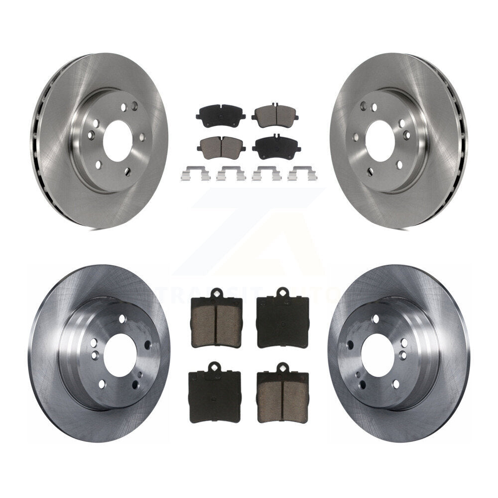 Kit de rotors de frein à disque avant et arrière et plaquettes en céramique pour Mercedes-Benz C230 C240