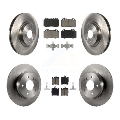 Kit de Rotor de frein à disque avant et arrière et plaquettes en céramique, pour Mercedes-Benz C230 SLK350 C32