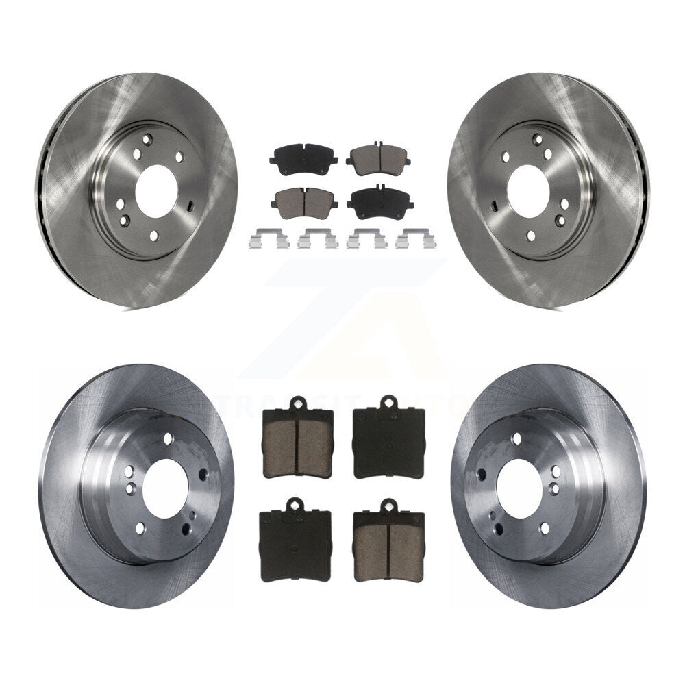 Rotors de frein à disque avant et arrière et Kit de plaquettes en céramique pour Mercedes-Benz SLK280 SLK30