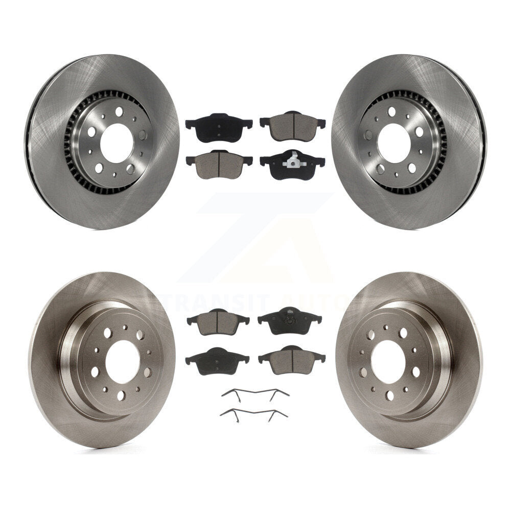Kit de rotors de frein à disque avant et arrière et plaquettes en céramique, pour Volvo S60 XC70 V70 S80