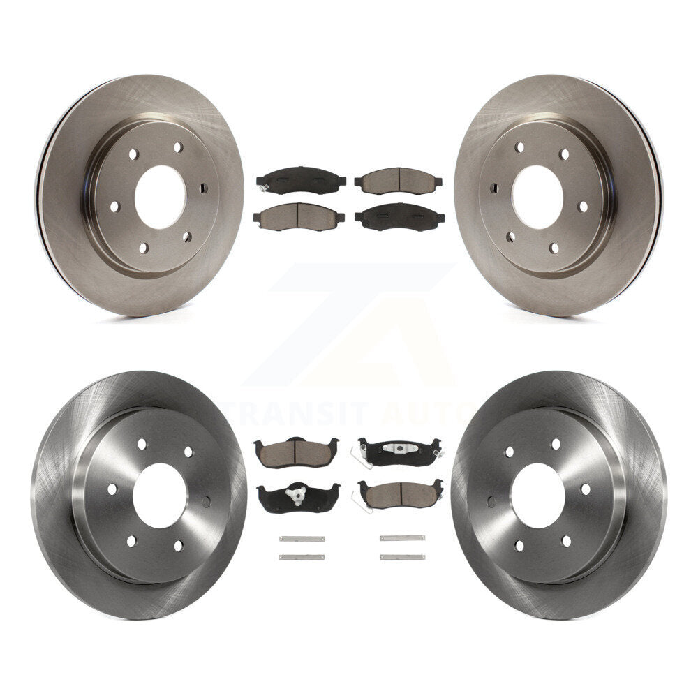 Kit de rotor de frein avant et arrière et plaquettes en céramique, pour Nissan TITAN INFINITI QX56 Armad