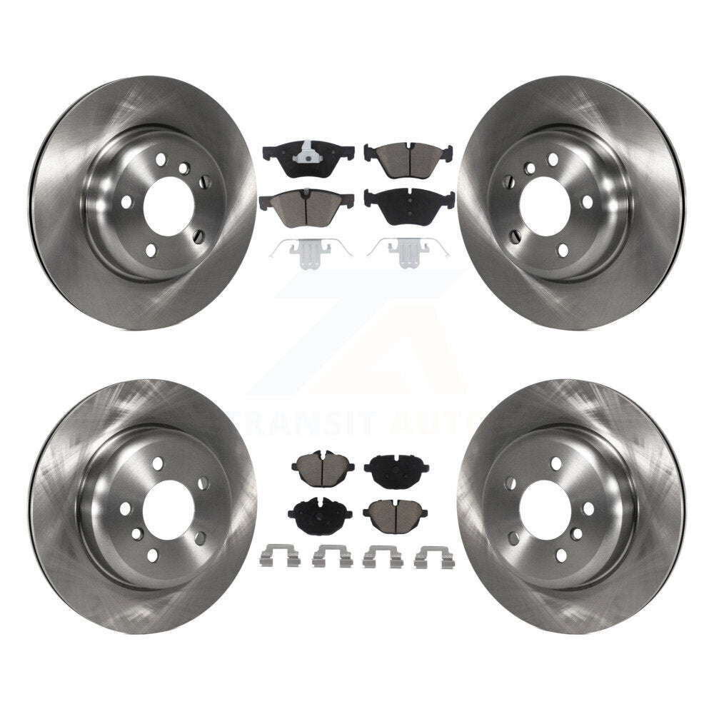Kit de rotors de frein à disque avant et arrière et plaquettes en céramique pour BMW 528i xDrive K8C-10127