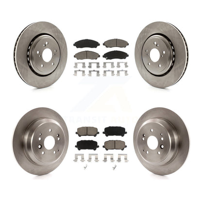 Kit de rotors de frein à disque avant et arrière et plaquettes en céramique pour Acura MDX 2014-2016