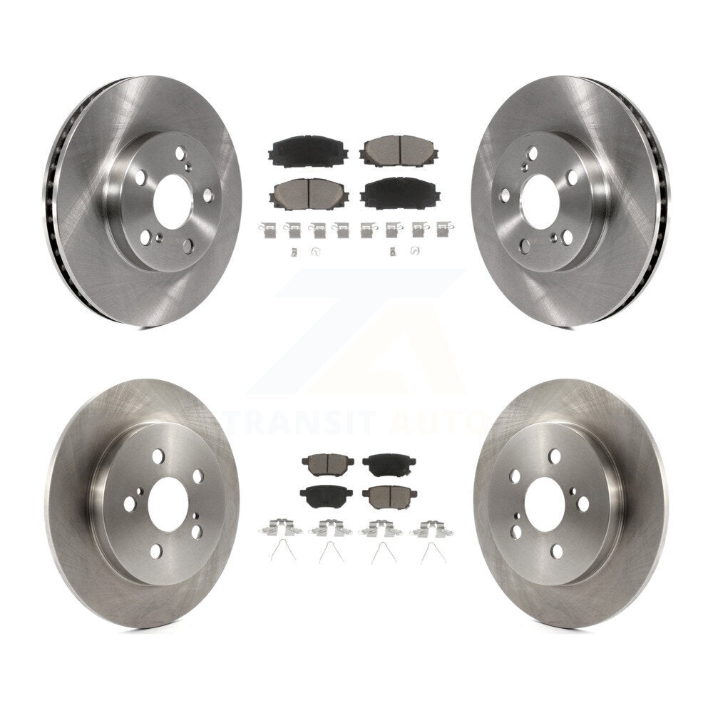 Kit de rotor de frein avant et arrière et plaquettes en céramique, pour Toyota Prius Lexus CT200h Plug-I