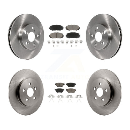 Kit de rotors de frein à disque avant et arrière et plaquettes en céramique pour Lexus CT200h K8C-101287