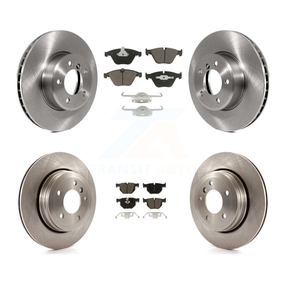 Kit de rotors de frein à disque avant et arrière et plaquettes en céramique pour BMW 530i 525i 528i