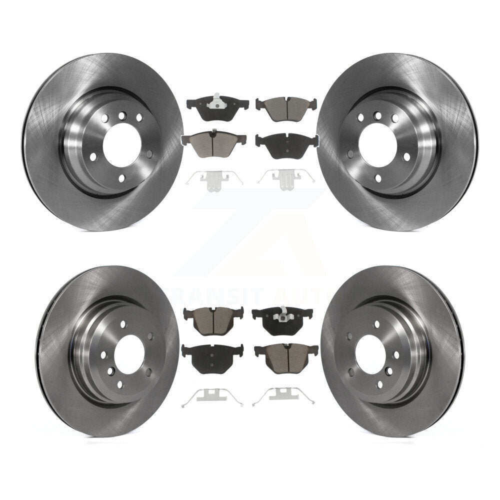 Kit de rotors de frein à disque avant et arrière et plaquettes en céramique pour BMW 330i 330xi 2006