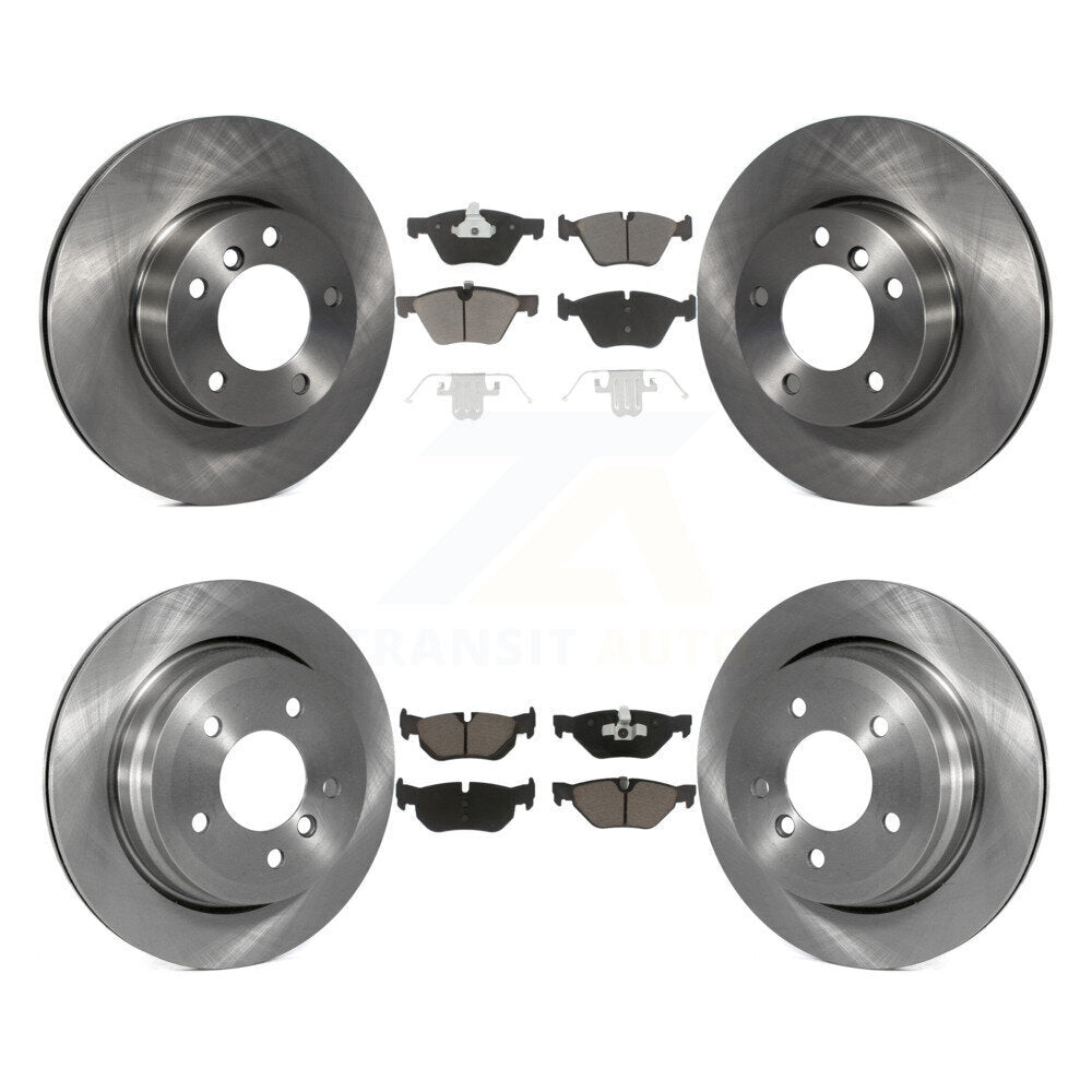 Kit de rotors de frein à disque avant et arrière et plaquettes en céramique, pour BMW 328i 328xi 325xi