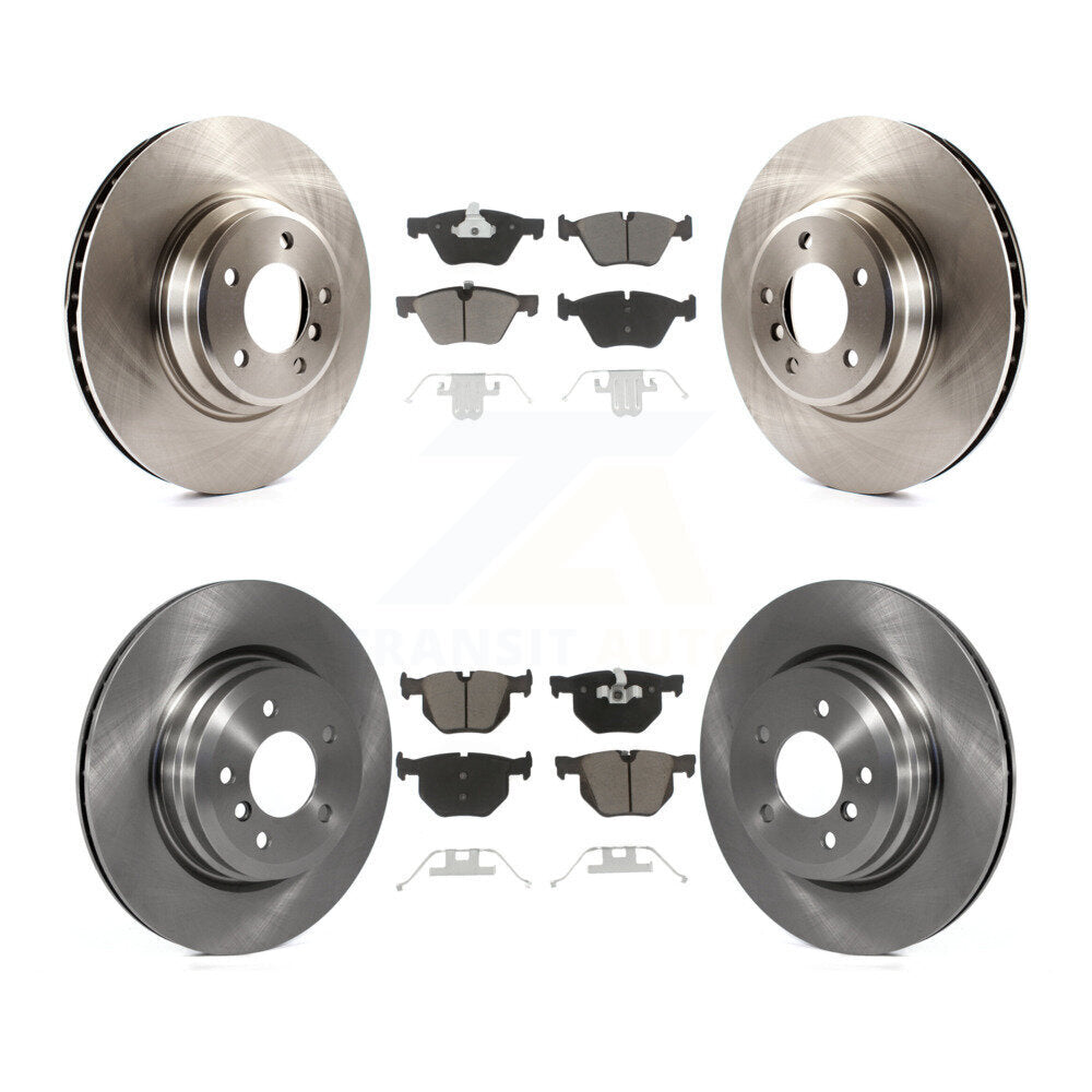 Kit de rotors de frein à disque avant et arrière et plaquettes en céramique pour BMW 335xi 2007 K8C-101296