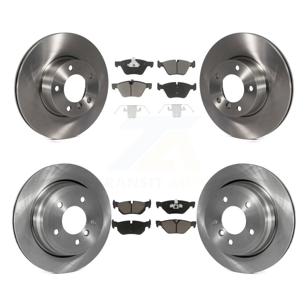 Kit de disques de frein à disque avant et arrière et plaquettes en céramique pour BMW 328xi K8C-101297