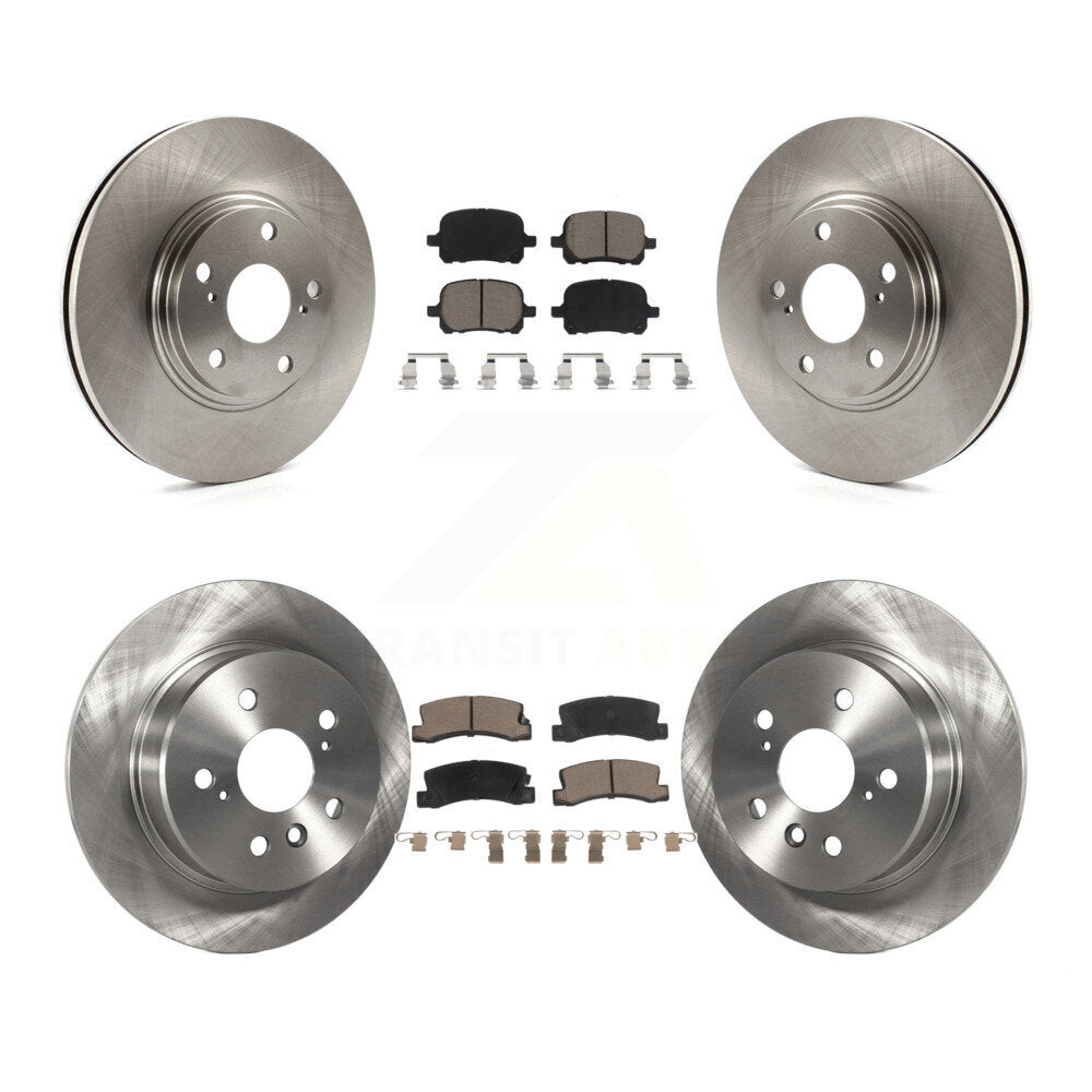 Kit de rotors de frein à disque avant et arrière et plaquettes en céramique pour Lexus RX300 AWD 1999-2001