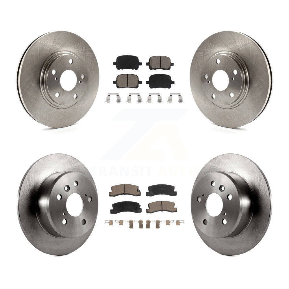 Kit de rotors de frein à disque avant et arrière et plaquettes en céramique pour Lexus RX300 FWD 1999-2001