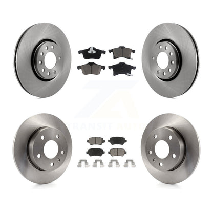 Kit de rotors de frein à disque avant et arrière et plaquettes en céramique pour Saturn Astra 2008-2009