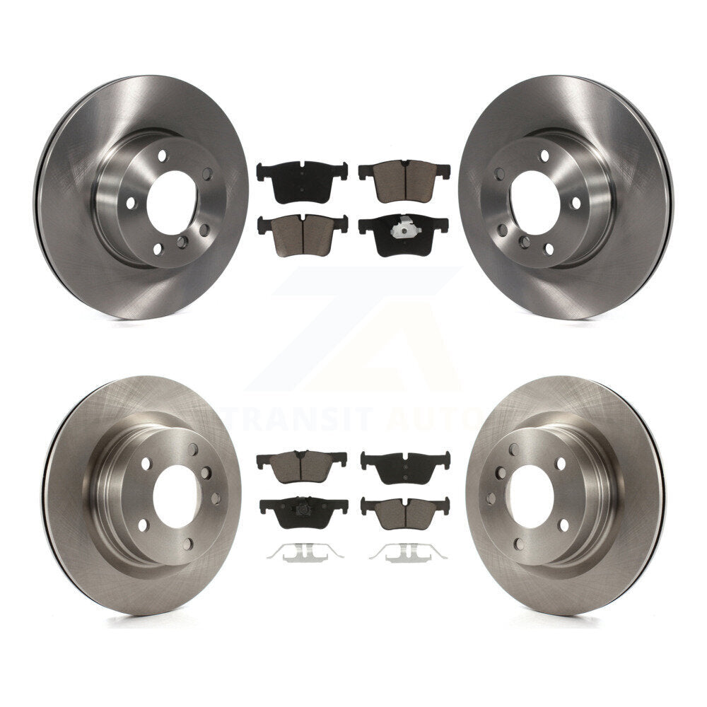 Kit de rotors de frein à disque avant et arrière et plaquettes en céramique pour BMW 320i 328d K8C-101309