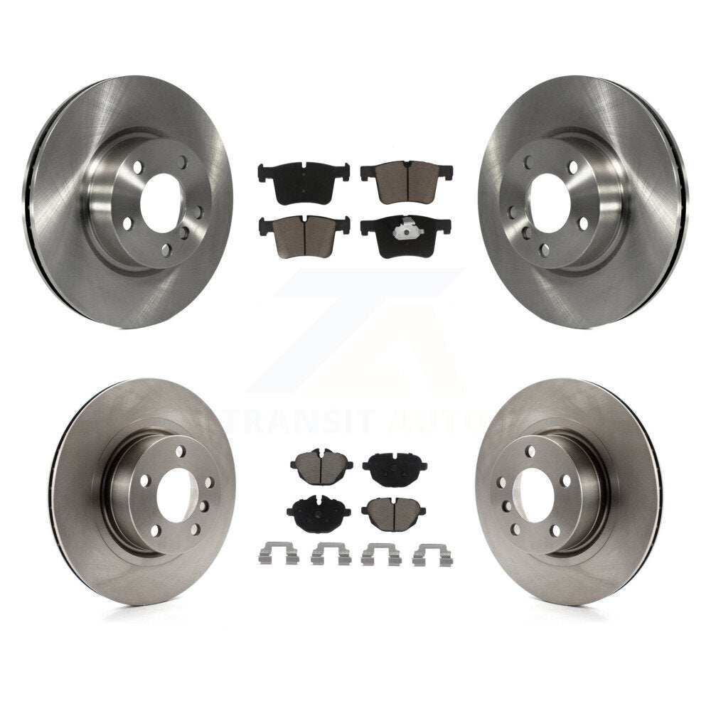 Kit de rotors de frein à disque avant et arrière et plaquettes en céramique pour BMW X3 X4 K8C-101317