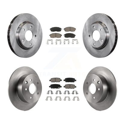 Kit de rotors de frein à disque avant et arrière et plaquettes en céramique pour Nissan Sentra K8C-101324