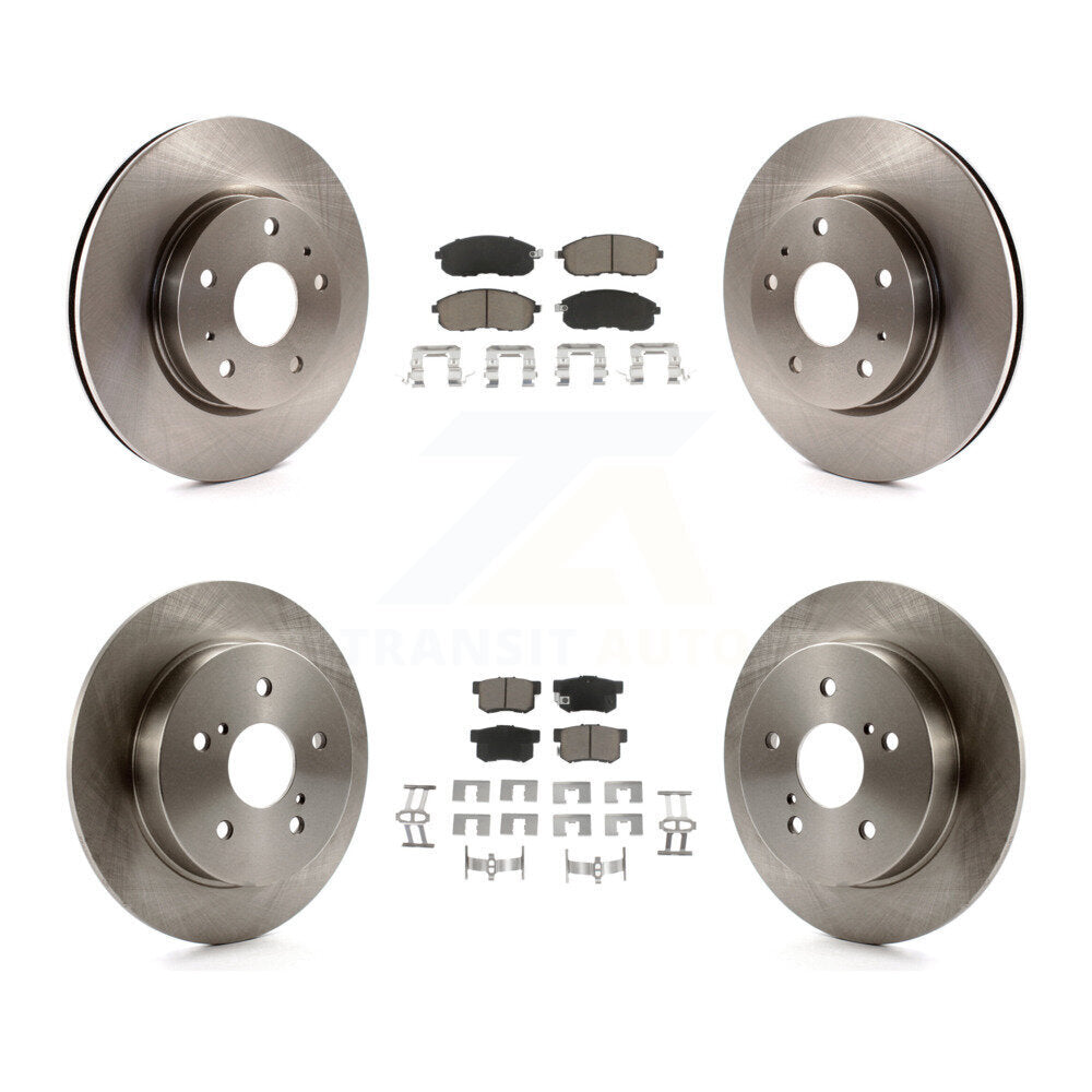 Kit de rotors de frein à disque avant et arrière et plaquettes en céramique pour Suzuki SX4 Crossover