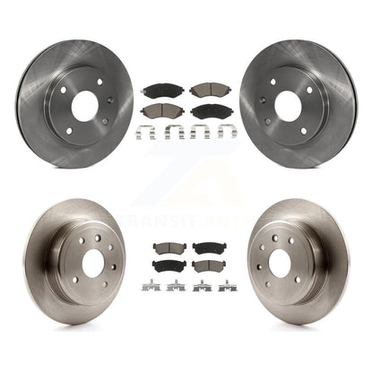 Kit de rotors de frein à disque avant et arrière et plaquettes en céramique pour Chevrolet Optra K8C-10132